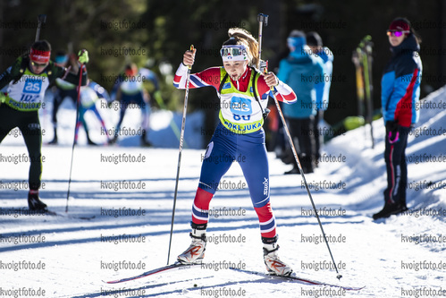 19.12.2021, xsoex, Biathlon Alpencup Pokljuka, Sprint Women, v.l. Rosalie Unglaube (Germany)  / 
