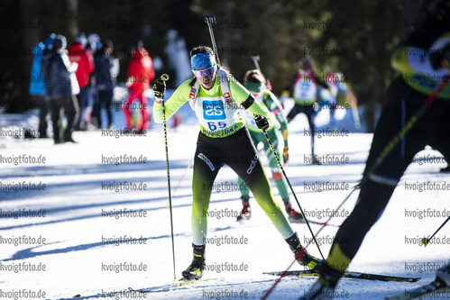 19.12.2021, xsoex, Biathlon Alpencup Pokljuka, Sprint Women, v.l. Viktorija Meznar (Slovenia)  / 