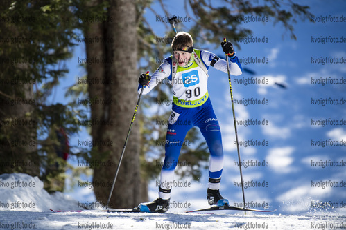 19.12.2021, xsoex, Biathlon Alpencup Pokljuka, Sprint Men, v.l. Julius Belz  (Germany)  / 
