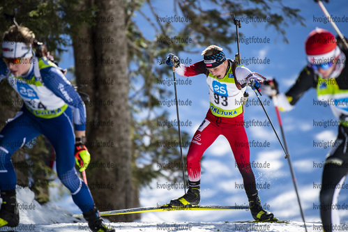 19.12.2021, xsoex, Biathlon Alpencup Pokljuka, Sprint Men, v.l. Jakob Grubmueller  (Austria)  / 