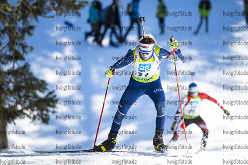 19.12.2021, xsoex, Biathlon Alpencup Pokljuka, Sprint Men, v.l. Tony Noll  (Germany)  / 