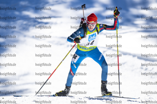 19.12.2021, xsoex, Biathlon Alpencup Pokljuka, Sprint Men, v.l. Thomas Dankl  (Austria)  / 
