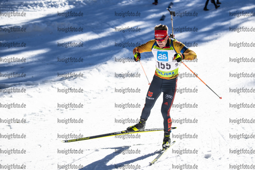 19.12.2021, xsoex, Biathlon Alpencup Pokljuka, Sprint Men, v.l. Tim Grotian (Germany)  / 