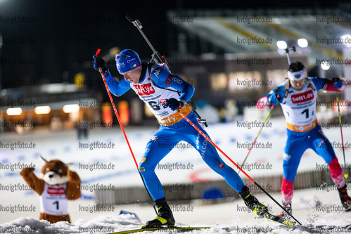 28.12.2021, xkvx, Biathlon WTC Ruhpolding 2021, v.l. Lukas Hofer (Italy) in aktion / in action competes