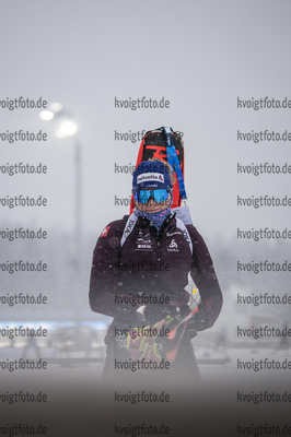 05.01.2022, xkvx, Biathlon IBU World Cup Oberhof, Training Women and Men, v.l. Amy Baserga (Switzerland) schaut / looks on