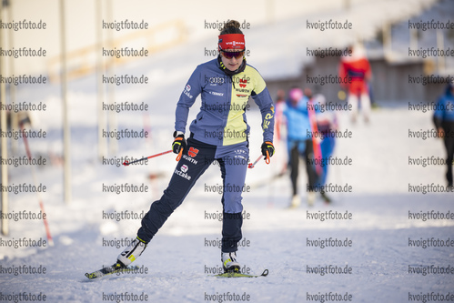 06.01.2022, xkvx, Biathlon IBU World Cup Oberhof, Training Women and Men, v.l. Janina Hettich (Germany) in aktion / in action competes