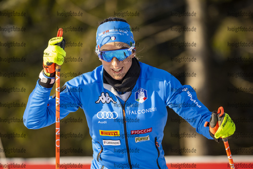 06.01.2022, xkvx, Biathlon IBU World Cup Oberhof, Training Women and Men, v.l. Lisa Vittozzi (Italy) in aktion / in action competes