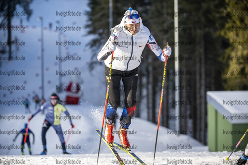 06.01.2022, xkvx, Biathlon IBU World Cup Oberhof, Training Women and Men, v.l. Czech Republic Ski Technician in aktion / in action competes