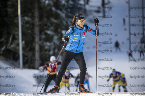 06.01.2022, xkvx, Biathlon IBU World Cup Oberhof, Training Women and Men, v.l. Chloe Chevalier (France) in aktion / in action competes