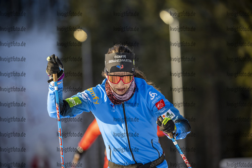 06.01.2022, xkvx, Biathlon IBU World Cup Oberhof, Training Women and Men, v.l. Anais Chevalier-Bouchet (France) in aktion / in action competes