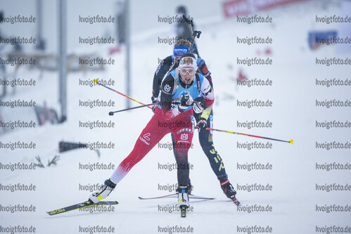 07.01.2022, xkvx, Biathlon IBU World Cup Oberhof, Sprint Women, v.l. Julia Schwaiger (Austria) in aktion / in action competes