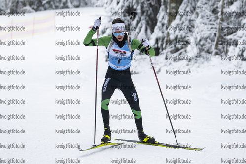 07.01.2022, xsoex, Biathlon Deutschlandpokal Notschrei, Sprint Men, v.l. Moritz Dettenkofer (Germany)  / 