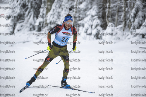 07.01.2022, xsoex, Biathlon Deutschlandpokal Notschrei, Sprint Men, v.l. Markus Schweinberg (Germany)  / 
