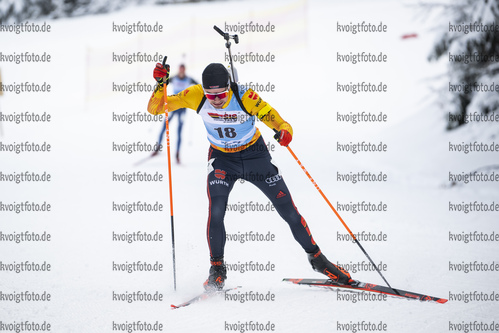 07.01.2022, xsoex, Biathlon Deutschlandpokal Notschrei, Sprint Men, v.l. Christian Krasman (Germany)  / 