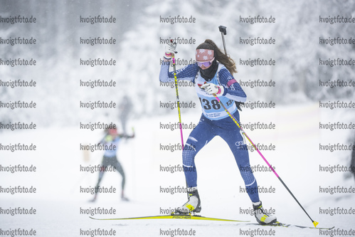 07.01.2022, xsoex, Biathlon Deutschlandpokal Notschrei, Sprint Women, v.l. Iva Moric (Germany)  / 