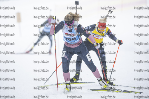 07.01.2022, xsoex, Biathlon Deutschlandpokal Notschrei, Sprint Women, v.l. Antonia Kollmeier (Germany)  / 