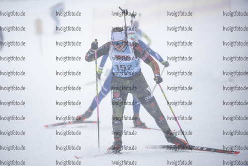 07.01.2022, xsoex, Biathlon Deutschlandpokal Notschrei, Sprint Women, v.l. Sophie Spark (Germany)  / 