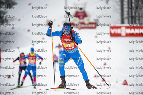 08.01.2022, xkvx, Biathlon IBU World Cup Oberhof, Mixed Relay, v.l. Dorothea Wierer (Italy) in aktion / in action competes