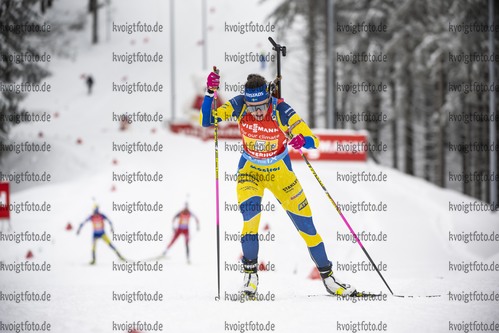 08.01.2022, xkvx, Biathlon IBU World Cup Oberhof, Mixed Relay, v.l. Hanna Oeberg (Sweden) in aktion / in action competes