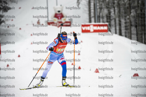 08.01.2022, xkvx, Biathlon IBU World Cup Oberhof, Mixed Relay, v.l. Paulina Fialkova (Slovakia) in aktion / in action competes
