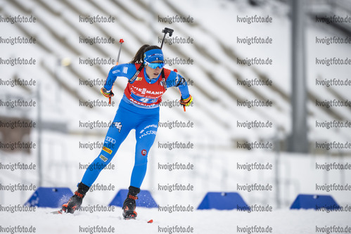 08.01.2022, xkvx, Biathlon IBU World Cup Oberhof, Mixed Relay, v.l. Lisa Vittozzi (Italy) in aktion / in action competes