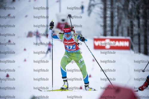 08.01.2022, xkvx, Biathlon IBU World Cup Oberhof, Mixed Relay, v.l. Kaja Zorc (Slovenia) in aktion / in action competes