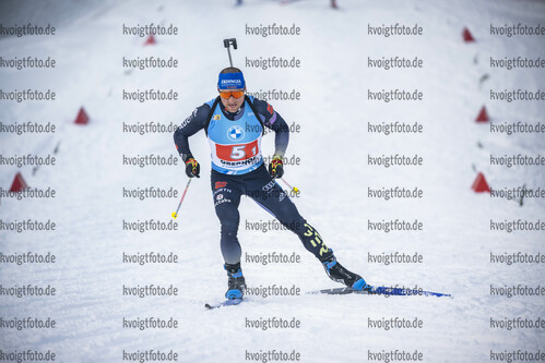 08.01.2022, xkvx, Biathlon IBU World Cup Oberhof, Single Mixed Relay, v.l. Erik Lesser (Germany) in aktion / in action competes