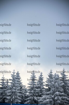 08.01.2022, xkvx, Biathlon IBU World Cup Oberhof, Single Mixed Relay, v.l. Feature / Landschaft  / 