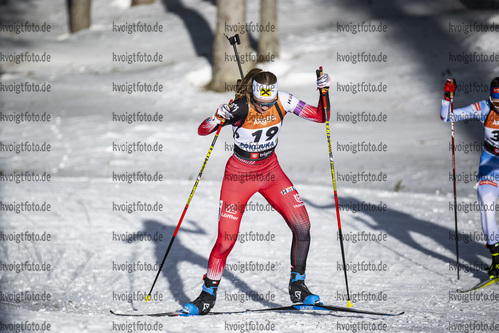 13.01.2022, xsoex, Biathlon IBU Junior Cup Pokljuka, Sprint Women, v.l. Lea Rothschopf (Austria) in aktion / in action competes