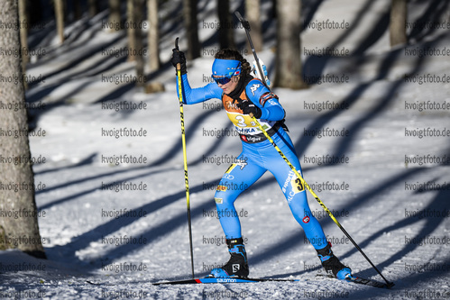 16.01.2022, xsoex, Biathlon IBU Junior Cup Pokljuka, Mixed Relay, v.l. Ilaria Scattolo (Italy) in aktion / in action competes