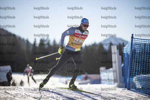 19.01.2022, xkvx, Biathlon IBU World Cup Anterselva, Training Women and Men, v.l. Ski Technician Niklas Kellerer (Germany) in aktion / in action competes