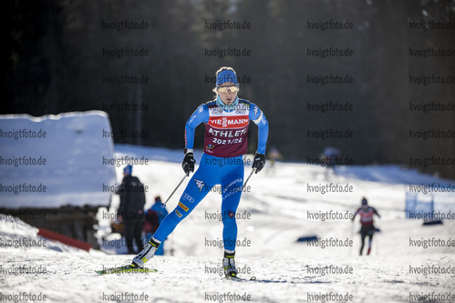 19.01.2022, xkvx, Biathlon IBU World Cup Anterselva, Training Women and Men, v.l. Federica Sanfilippo (Italy) in aktion / in action competes