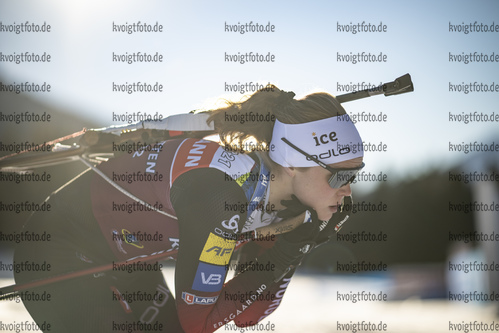 19.01.2022, xkvx, Biathlon IBU World Cup Anterselva, Training Women and Men, v.l. Karoline Offigstad Knotten (Norway) in aktion / in action competes