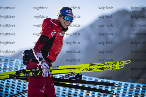 19.01.2022, xkvx, Biathlon IBU World Cup Anterselva, Training Women and Men, v.l. Lisa Theresa Hauser (Austria) in aktion / in action competes