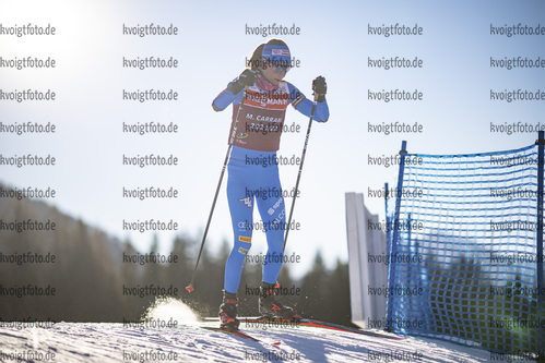 19.01.2022, xkvx, Biathlon IBU World Cup Anterselva, Training Women and Men, v.l. Michela Carrara (Italy) in aktion / in action competes