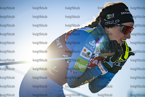 19.01.2022, xkvx, Biathlon IBU World Cup Anterselva, Training Women and Men, v.l. Anais Chevalier-Bouchet (France) in aktion / in action competes