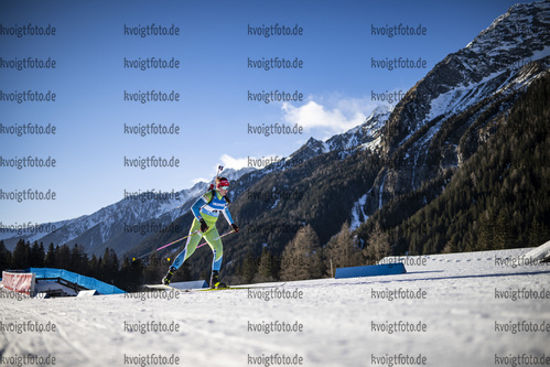 21.01.2022, xkvx, Biathlon IBU World Cup Anterselva, Individual Women, v.l. Tais Vozelj (Slovenia) in aktion / in action competes