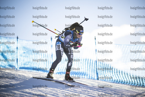 21.01.2022, xkvx, Biathlon IBU World Cup Anterselva, Individual Women, v.l. Darcie Morton (Australia) in aktion / in action competes