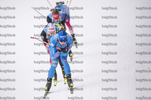 22.01.2022, xkvx, Biathlon IBU World Cup Anterselva, Mass Start Men, v.l. Lukas Hofer (Italy) in aktion / in action competes