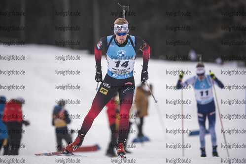 22.01.2022, xkvx, Biathlon IBU World Cup Anterselva, Mass Start Men, v.l. Sivert Guttorm Bakken (Norway) in aktion / in action competes