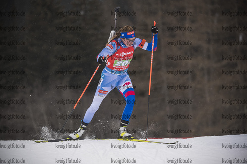 22.01.2022, xkvx, Biathlon IBU World Cup Anterselva, Relay Women, v.l. Ivona Fialkova (Slovakia) in aktion / in action competes