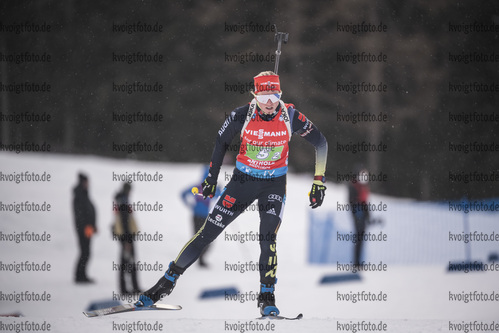 22.01.2022, xkvx, Biathlon IBU World Cup Anterselva, Relay Women, v.l. Franziska Hildebrand (Germany) in aktion / in action competes
