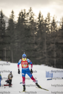 22.01.2022, xkvx, Biathlon IBU World Cup Anterselva, Relay Women, v.l. Irina Kazakevich (Russia) in aktion / in action competes