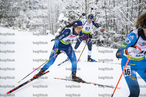 26.01.2022, xsoex, Biathlon IBU Open European Championships Arber, Individual Women, v.l. Flurina Volken (Switzerland)  / 