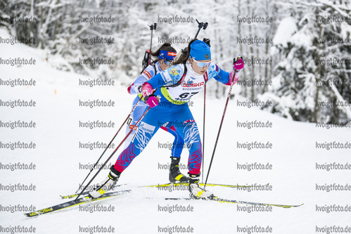 26.01.2022, xsoex, Biathlon IBU Open European Championships Arber, Individual Women, v.l. Natalia Gerbulova (Russia)  / 