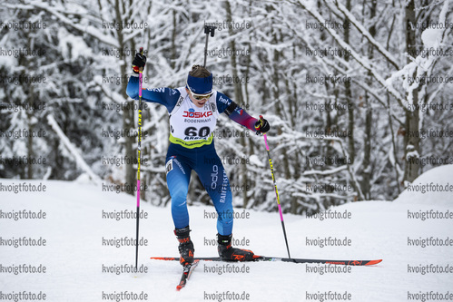 26.01.2022, xsoex, Biathlon IBU Open European Championships Arber, Individual Women, v.l. Lea Meier (Switzerland)  / 