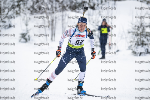 26.01.2022, xsoex, Biathlon IBU Open European Championships Arber, Individual Women, v.l. Kelsey Joan Dickinson (United States)  / 