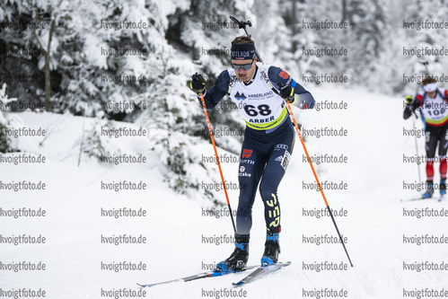 26.01.2022, xsoex, Biathlon IBU Open European Championships Arber, Individual Men, v.l. Dominic Schmuck (Germany)  / 