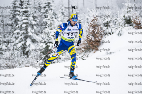 26.01.2022, xsoex, Biathlon IBU Open European Championships Arber, Individual Men, v.l. Andrii Orlyk (Ukraine)  / 
