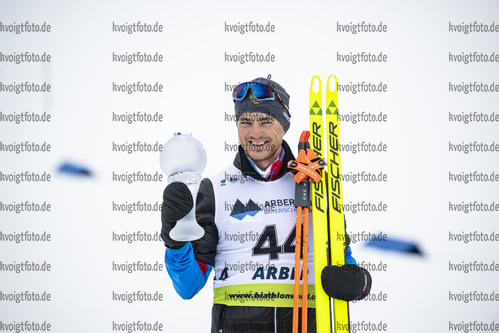26.01.2022, xsoex, Biathlon IBU Open European Championships Arber, Individual Men, v.l. Anton Babikov (Russia)  / 